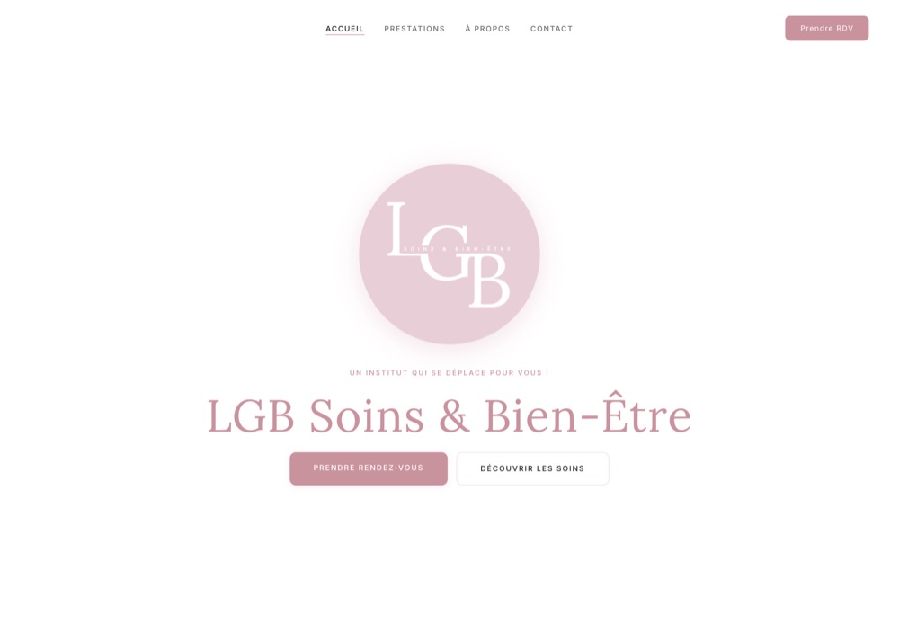 Site LGB Soins Bien-être